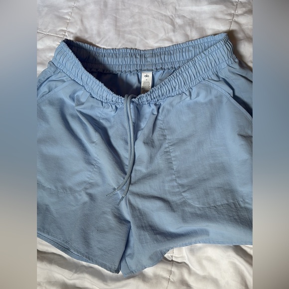 ALO Yoga Pants - ALO Yoga Light Blue Women's Shorts